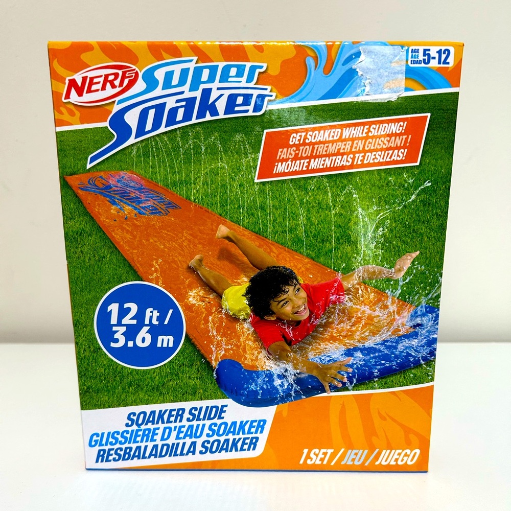 Nerf Super Soaker Water Slide - Orange and Blue‎